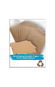 Kraft Kahverengi Kraft Saman Kağıdı Paketleme Hobi Etiket Kağıdı 90 Gram 20 Adet 70 X 100 Ebatında