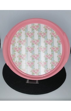 Hrv 061-802 Tepsi Mika Çiçek 1x24 Çok Renk