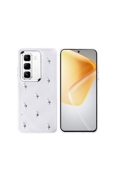 Zore İnfinix Hot 50 Pro 4g Kılıf Airbag Tasarımlı Simli Şeffaf Omsy Kutup Kapak - Lale Zore İnfinix Hot 50 Pro 4g Kılıf Airbag Tasarımlı Simli Şeffaf Omsy Kutup Kapak - Lale