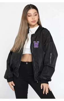 Modi Green Unisex Siyah Premium Gabardin Dokulu Bomber Ceket Modi Green Unisex Siyah Premium Gabardin Dokulu Bomber Ceket