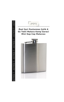 Özel Seri Paslanmaz Çelik 6 Oz Tekli Matara Kamp Gereci Mini Kap Cep Matarası Metal Özel Seri Paslanmaz Çelik 6 Oz Tekli Matara Kamp Gereci Mini Kap Cep Matarası Metal