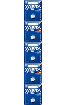 Varta CR1220 3 V 5’li Lityum Düğme Pil