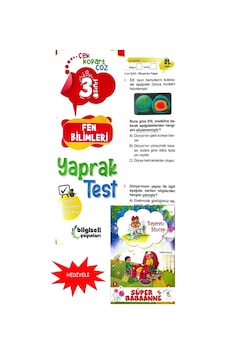3.Sınıf Bilgiseli Fen Bilimleri Yaprak Test 3.Sınıf Bilgiseli Fen Bilimleri Yaprak Test