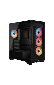 Corsaır 3500x Rm850e 850w 80+gold 3x120mm Reverse Argb 1x Rs120 Arka Fanlı Temperli Camlı Siyah Cc-9900074-eu Bilgisayar Kasası