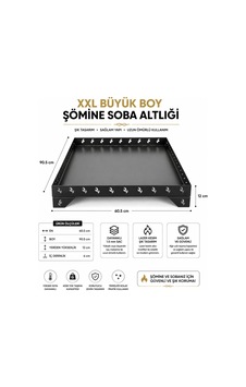 Xxl Büyük Boy Şömine Soba Altlığı - 918156958
