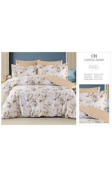 Capital Home Angel Çift Kişilik Nevresim Takımı Krem Cappucino