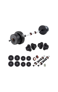 Ayrex Spor 32 Kg Multifonksiyonel Halter Seti Ve Dambıl Seti Ağırlık Fitness Seti Ayrex Spor 32 Kg Multifonksiyonel Halter Seti Ve Dambıl Seti Ağırlık Fitness Seti