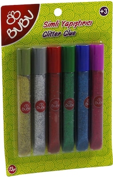 Bu-Bu Sy0009 Simli Yapıştırıcı 12 Gr 6 Renk