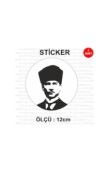 M. Kemal Atatürk - Araba Kask Motosiklet Laptop Taplet Sticker M. Kemal Atatürk - Araba Kask Motosiklet Laptop Taplet Sticker