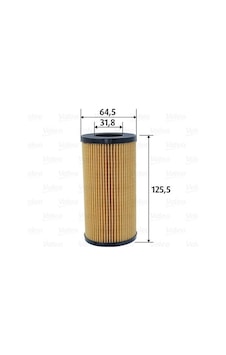Valeo 586594 Yağ Filtresi Volvo C30-  11- 13 - v40 12 S40 10 V50 10 S60 10 V60 10 Xc60 09 C70 10 V70 30788490- 30788821