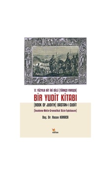 Bir Yudit Kitabı - Hasan Karaca - Kriter Bir Yudit Kitabı - Hasan Karaca - Kriter