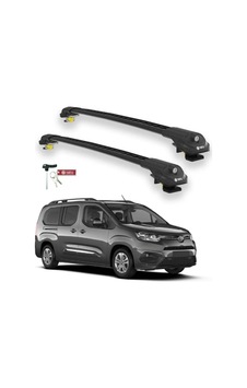 Turtle Toyota Proace City 2019-2025 Ara Atkı Air1 Siyah