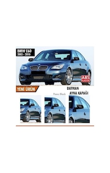 Bmw E60 Batman Yarasa Ayna Kapağı Piano Black / 2003 - 2010