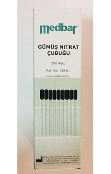 Medbar Gümüş Nitrat Çuıbuğu 100 Adet Medbar Gümüş Nitrat Çuıbuğu 100 Adet