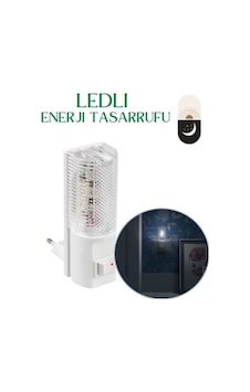 Led Gece Lambası 220v 50hz 0.5w Enerji Tasarruflu Prize Takılan Çok Renkli
