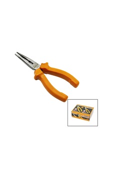 Ekb-161 160mm Dövme Çelik Kargaburnu, Lüks Turuncu Plastik Saplı Ekb-161 160mm Dövme Çelik Kargaburnu, Lüks Turuncu Plastik Saplı