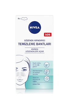 Nıvea Siyah Nokta & T-bölgesi Temizleme Bantları 4 Adet 3 Adet Nıvea Siyah Nokta & T-bölgesi Temizleme Bantları 4 Adet 3 Adet