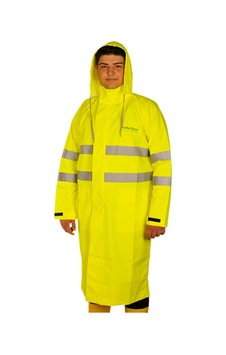 Polly Rain Pr3000 Pu-polyester Pardesü Yağmurluk Fosforlu Sarı Çok Renkli