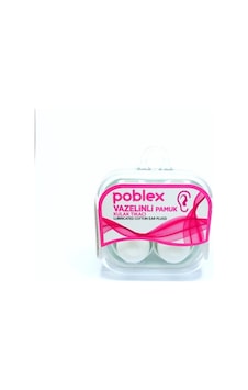 Poblex Vazelinli Pamuk Kulak Tıkacı 4lü Poblex Vazelinli Pamuk Kulak Tıkacı 4lü