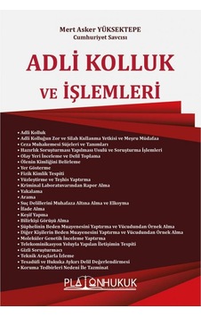 Adil Kolluk ve İşlemleri Adil Kolluk ve İşlemleri