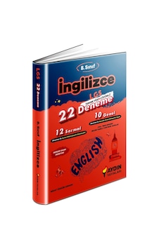 LGS 8. Sınıf İngilizce 22 Deneme- Aydın Yayınları LGS 8. Sınıf İngilizce 22 Deneme- Aydın Yayınları