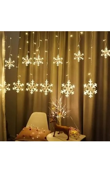 3 Metre Saçaklı Kar Tanesi Perde Led 50 x 22 3 Metre Saçaklı Kar Tanesi Perde Led 50 x 22