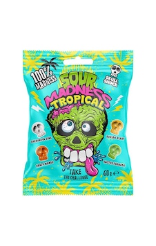 Sour Madness Tropical Challenge Candy 60g Sour Madness Tropical Challenge Candy 60g