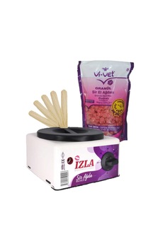 Sir Ağda Makinesi + 250g Pudralı Soyulabilen Boncuk Ağda + Spatula Seti & Waxing Machine