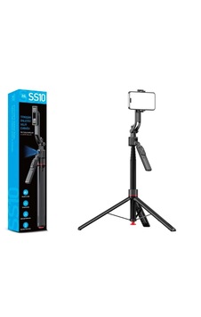 Subzero Ss10 Titreşim Önleyici Selfi Çubuğu - Tripod - 172cm Bluetooth Uzaktan Kumanda 360 Dönebilen Telefon Tutucu Akıllı Yüz Ve Hareket Takibi