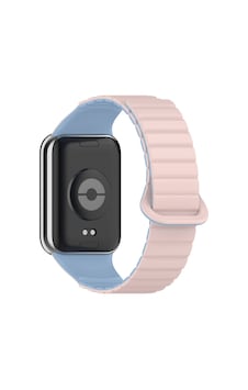 Xiaomi Redmi Watch 4 Silikon Kordon Ogaa Krd-105 Strap Kayış-pembe-mavi Xiaomi Redmi Watch 4 Silikon Kordon Ogaa Krd-105 Strap Kayış-pembe-mavi