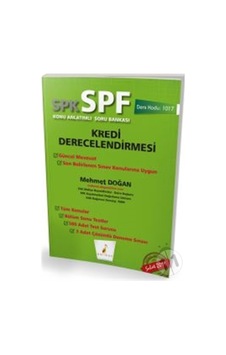 Pelikan Kitabevi SPK - SPF Kredi Derecelendirmesi Konu Pelikan Kitabevi SPK - SPF Kredi Derecelendirmesi Konu