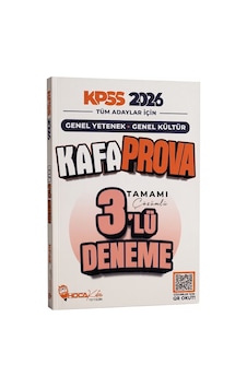 Hoca Kafası 2026 Kpss Genel Yetenek Genel Kültür Kafa Prova 3 Deneme Çözümlü Hoca Kafası Yayınları Hoca Kafası 2026 Kpss Genel Yetenek Genel Kültür Kafa Prova 3 Deneme Çözümlü Hoca Kafası Yayınları