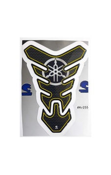 Hades Yamaha Uyumlu Tank Pad Karbon Sarı Motosiklet Depo Koruma Sticker Siyah Hades Yamaha Uyumlu Tank Pad Karbon Sarı Motosiklet Depo Koruma Sticker Siyah