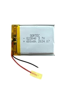 523040 3.7v 600 Mah Li-polymer Pil Devreli/1.5a