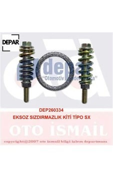 Egzoz Sızdırmazlık Kiti Tipo Sx Depar 98801631t Egzoz Sızdırmazlık Kiti Tipo Sx Depar 98801631t