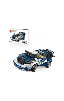 Super Car  Araba 204 Parça Champion Speed Car Mstt Spor Araba Yarış Arabası Mavi