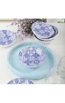 Keramika Blue Halka Çerezlik Sosluk 13 CM 6 Adet - 17926 Keramika Blue Halka Çerezlik Sosluk 13 CM 6 Adet - 17926
