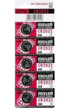 Maxell CR2032 5 li Lithium Pil