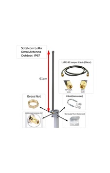 Lora Omnı Antenna 863-870 Mhz / 5.8 Dbi+90cm Lora Omnı Antenna 863-870 Mhz / 5.8 Dbi+90cm