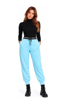 Neden Tekstil Kadın Beli Lastikli Mavi Jogger Eşofman Altı Neden Tekstil Kadın Beli Lastikli Mavi Jogger Eşofman Altı