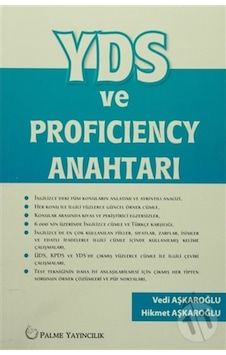 Palme Yayınları YDS ve Proficiency Anahtarı Palme Yayınları YDS ve Proficiency Anahtarı