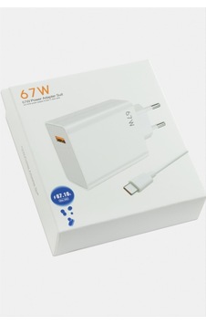 67w Type C Şarj Aleti Beyaz