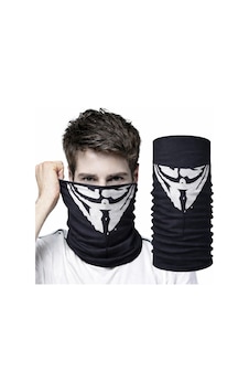 Vendetta Maskesi Desenli Baf Bandana Çok Amaçlı Yüz Boyunluk Bandana 4 No Vendetta Maskesi Desenli Baf Bandana Çok Amaçlı Yüz Boyunluk Bandana 4 No