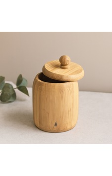Kapaklı Ahşap Bambu Şekerlik 7.5 X 8.5 Cm Çr Kapaklı Ahşap Bambu Şekerlik 7.5 X 8.5 Cm Çr