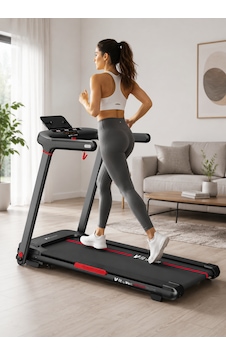 Vfit By Premium Delux Koşu Bandı, 20 Kademe Eğim, Brushless, Katlanabilir, 15 Km/s, Bluetooth Vfit By Premium Delux Koşu Bandı, 20 Kademe Eğim, Brushless, Katlanabilir, 15 Km/s, Bluetooth
