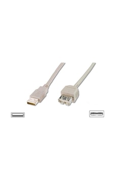 5 M Usb 2.0 To Usb 2.0 Erkek-dişi Awg28 Ul Bej Usb 2.0 Uzatma Ka 5 M Usb 2.0 To Usb 2.0 Erkek-dişi Awg28 Ul Bej Usb 2.0 Uzatma Ka