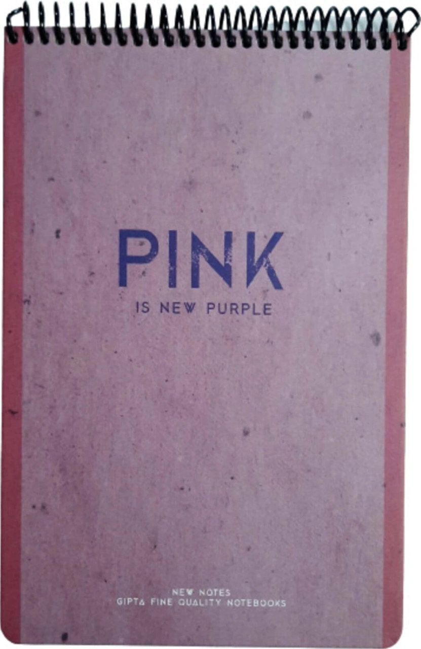 New Notes Pink Is New Purple Spiralli Sert Kapak 100 Yaprak 17x24 Çizgisiz Mor New Notes Pink Is New Purple Spiralli Sert Kapak 100 Yaprak 17x24 Çizgisiz Mor