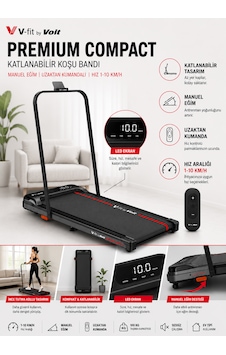 Voit Premium Compact Katlanabilir Koşu Bandı Voit Premium Compact Katlanabilir Koşu Bandı