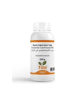 Kişniş Soğuk Sıkım Yağı Coriandrum Sativum 250 G Kişniş Soğuk Sıkım Yağı Coriandrum Sativum 250 G