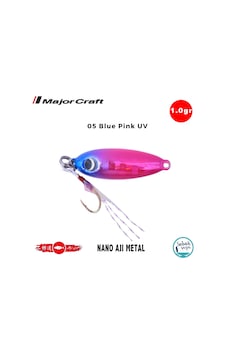 Major Craft Nano Aji Metal 1.0gr 12mm 05 Blue Pink Uv Major Craft Nano Aji Metal 1.0gr 12mm 05 Blue Pink Uv